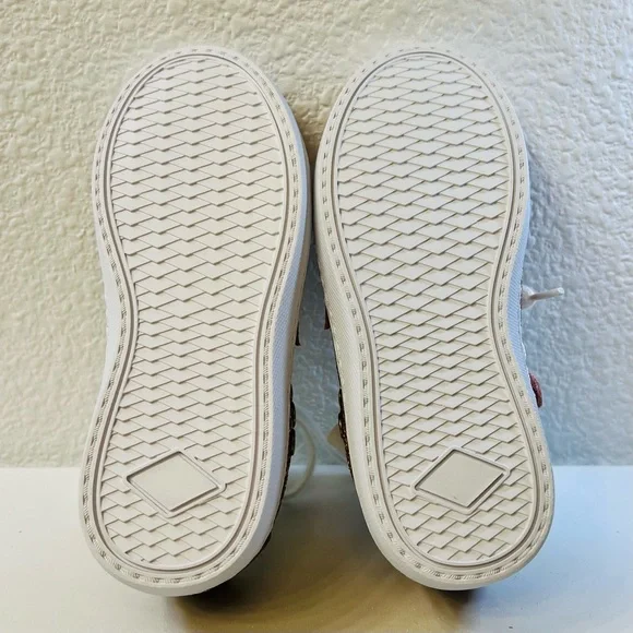 ♥️HP HOO Mia Star Glitter Sneakers Sz 11 Rose Gold Pink Easy Zip & Velcro NWOT - Picture 8 of 9